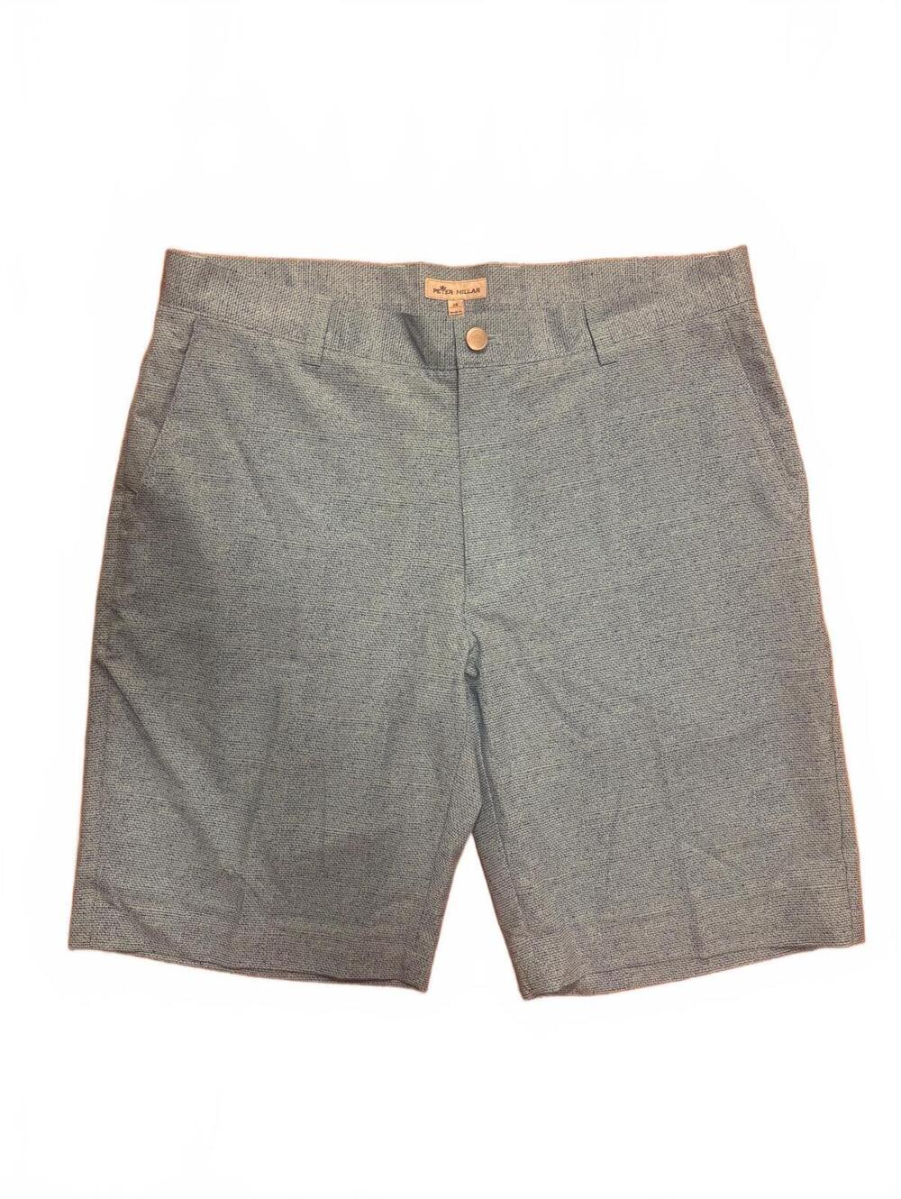 Peter Millar Men's Size 35 Blue Patterned Casual Shorts